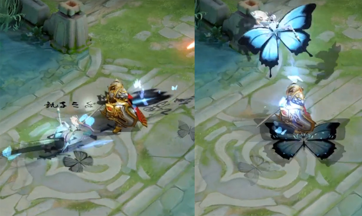 王者荣耀梁山伯皮肤公布蝴蝶特效预览建模终于赢了原画一次