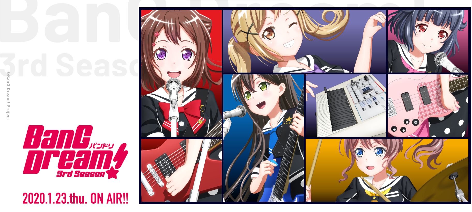 每日资讯整合121bangdream第三季动画2020年1月开始放送