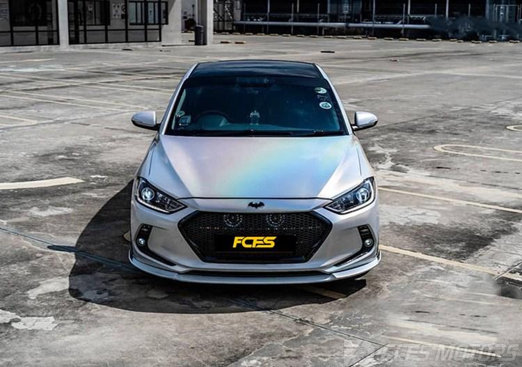 肇庆现代领动改色魔高要区锋程肇庆改车现代领动车身改色星空彩虹白