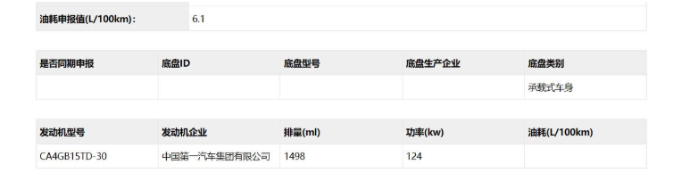 又一国产中级家轿曝光，搭1.5T动力，热效率高达39.06%