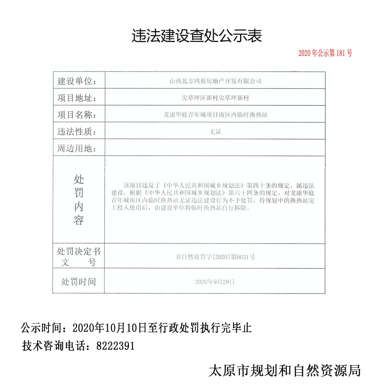 太原违建查处“六连发”！罚款总额逾142万元