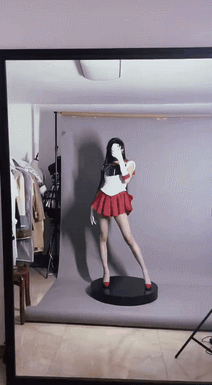 gif美女图：伴娘再多再漂亮，新娘还是独占风头