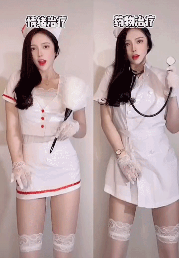 美女内涵动图：先来一段热舞暖场！