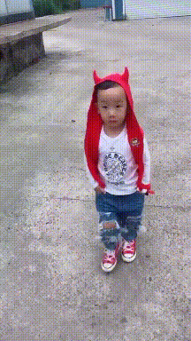 爆笑的动态图：第一个，这肚子厉害了！