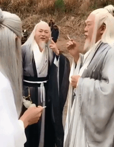 爆笑GIF图片：事后一根烟，快乐似神仙！