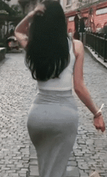 邪恶美女动态GIF图片：这身材无可挑剔 - 第2页 美女动图 第3张