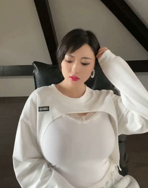 蒋娉婷GIF动图大全：微胖性感女神 - 第2页 美女动图 第3张