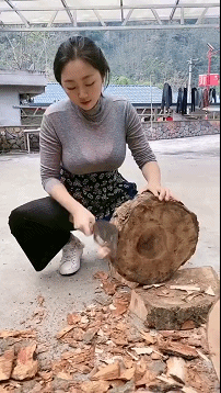 ​劳动的小姐姐最美丽 美女动图 第2张