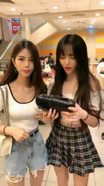漂亮MM动图：所有浪子，都会为你回头的！
