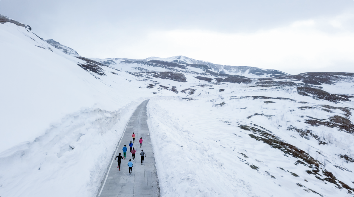 2021中国山地马拉松系列赛-吉林长白山站暨第二届长白山林海雪地马拉松赛鸣枪开跑