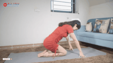 大美女GIF图：这瑜伽动作标准吗？ 美女动图 第9张