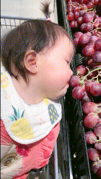 经验告诉我们，买的葡萄一定要洗了再吃！
