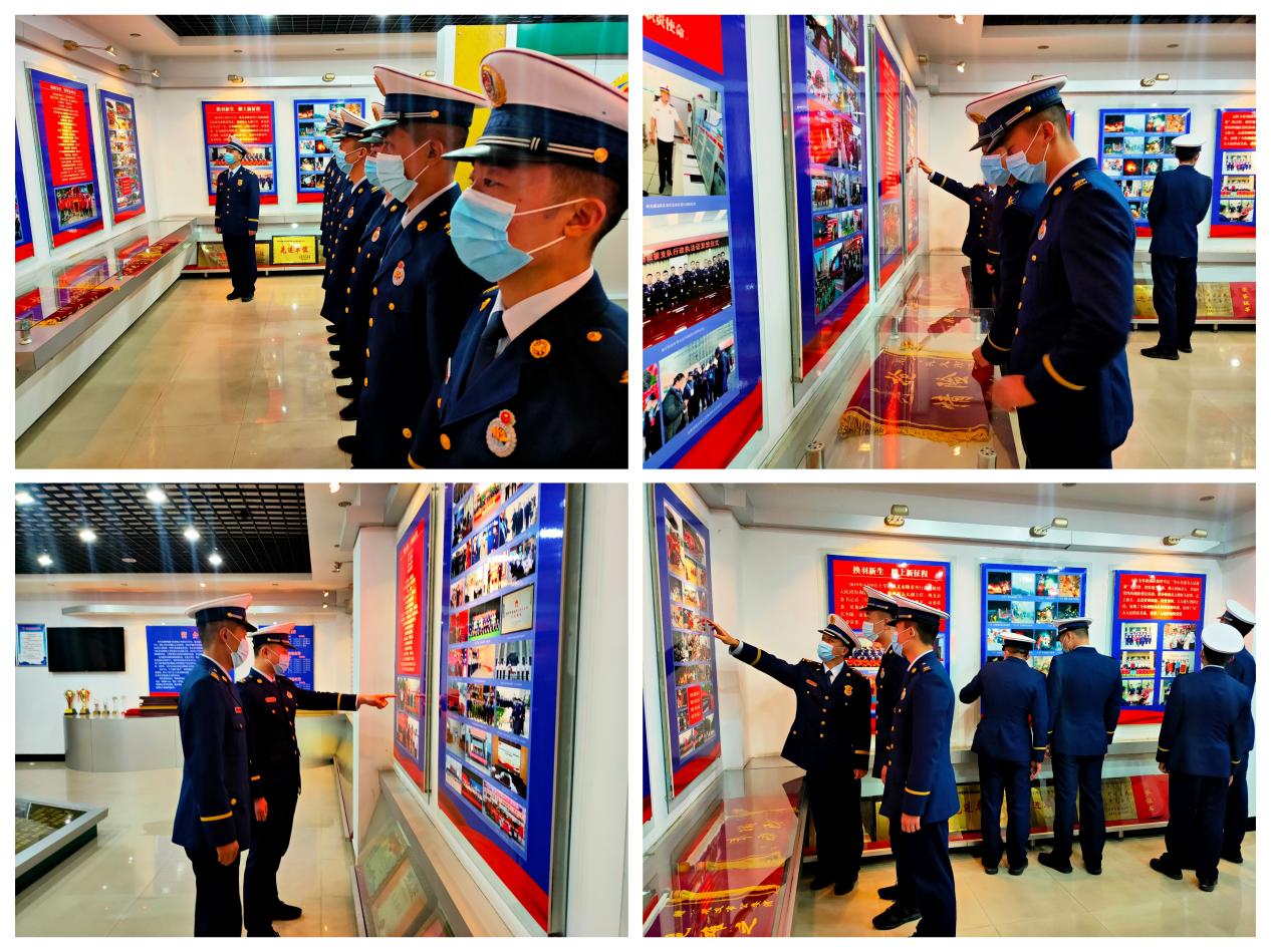 “学党史、办实事，扛起时代新使命”--巩义大队开展系列活动纪念授旗训词三周年