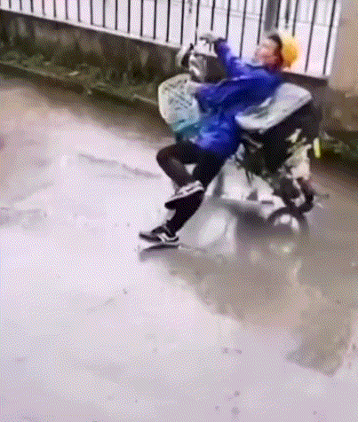 爆笑动图图片：优雅永不过时！