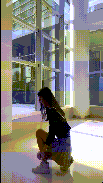 很欢乐的GIF图片：生活就应该，如此阳光欢乐