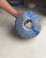 爆笑的GIF：好调皮的妈妈，吓死宝宝了