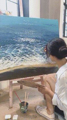 搞笑GIF动图：赔了夫人还坐牢啊！