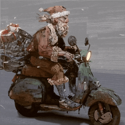 搞笑GIF：东北人的平衡感都这么强的吗？