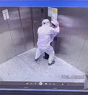 好笑的GIF动图：深圳这个新娘火了