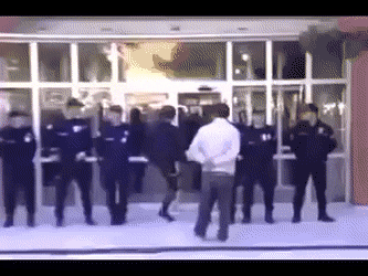 有意思的GIF：神人与二货平分秋色！