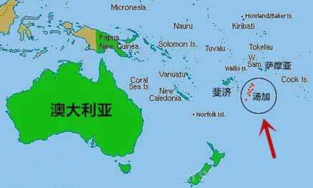 汤加海陆位置图片