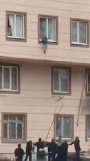 搞笑的GIF：面向社会的礼貌性微笑！