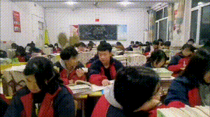 搞笑的GIF：面向社会的礼貌性微笑！