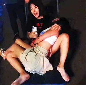 女生醉酒百态GIF，女人喝醉了的动图