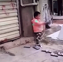 搞笑动态图：不带这么可爱的