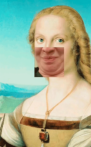 GIF：名画恶搞成名场面，太有才了！