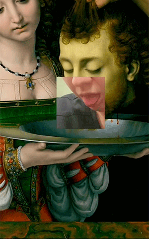 GIF：名画恶搞成名场面，太有才了！
