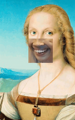 GIF：名画恶搞成名场面，太有才了！