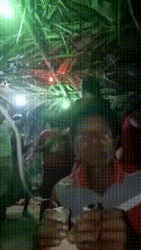 搞笑的GIF：关键时候，电线杆能救命