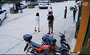 第六波：监控拍下笑抽的一幕！