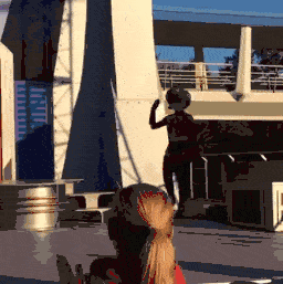 搞笑GIF：冰上遛狗，不小心变成狗溜你