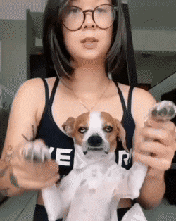 搞笑动态图：心疼轮滑！