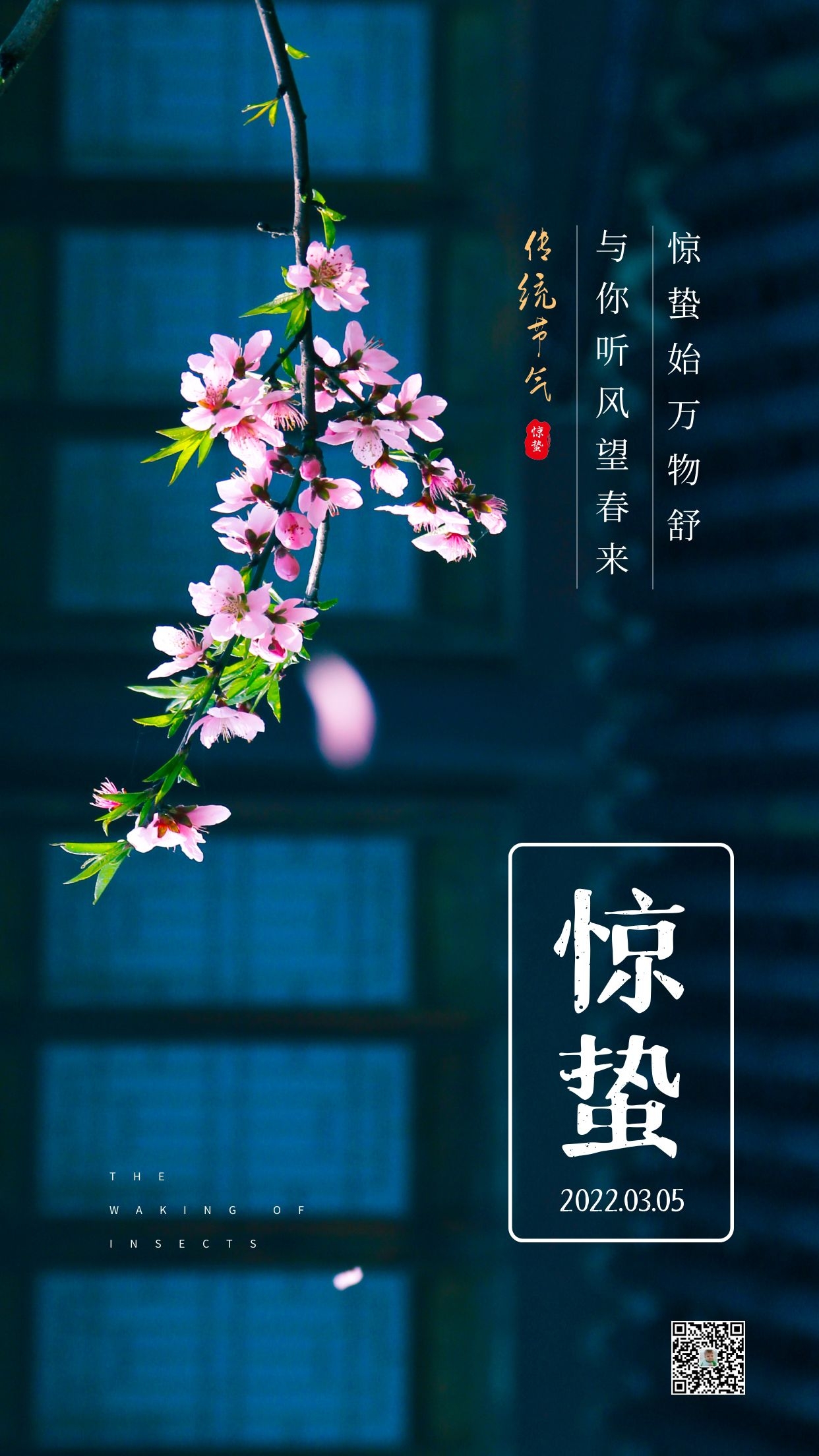 惊蛰图片配图唯美高清带字大全，惊蛰朋友圈抖音文案祝福语句子