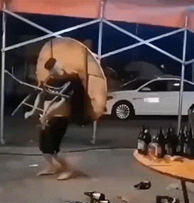 醉酒后丑态百出的动态图大全！