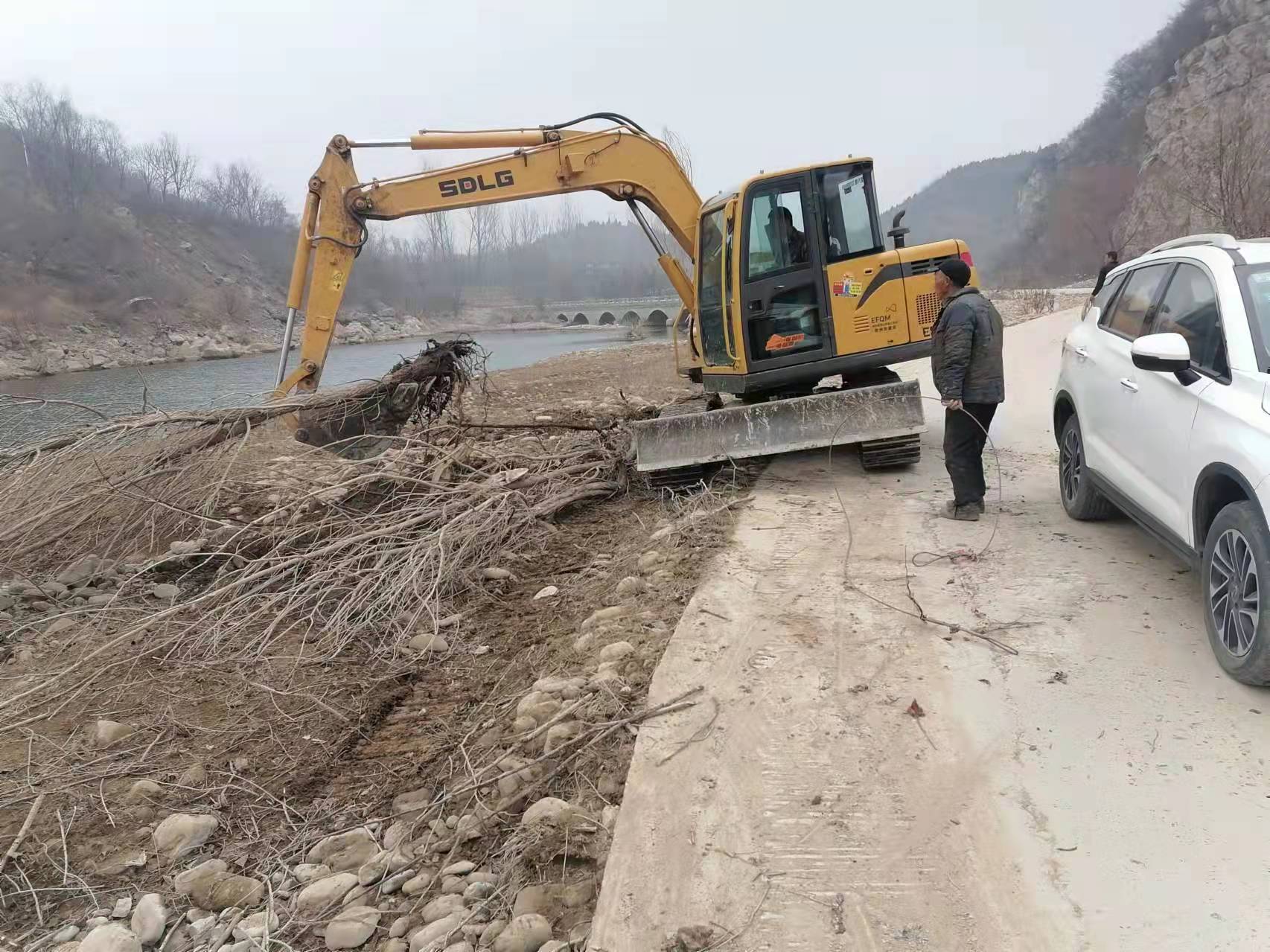 守护碧水清波 鹤壁市淇滨区上峪乡加强河道治理