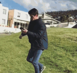 搞笑的GIF：畜牧专业看来也很欢乐啊！