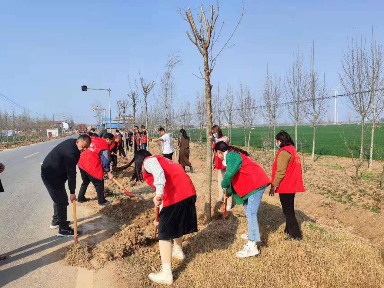 兰考闫楼：春满大地万物苏，植树添绿正当时