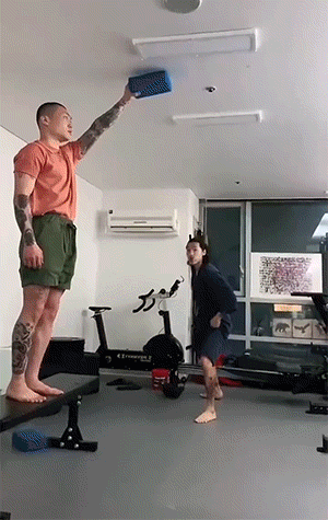 有意思的GIF：特斯拉车玩游戏