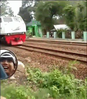爆笑动图：交警：多少有点不尊重我！
