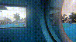 雷人GIF：双胞胎在娘胎里，打架就这么狠！