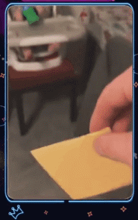 好看的GIF:汤圆当泡泡糖吹泡泡,牛!