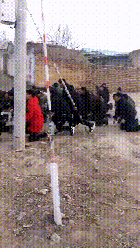 雷人动图：隔着屏幕都感觉到痛，是太累了吗？