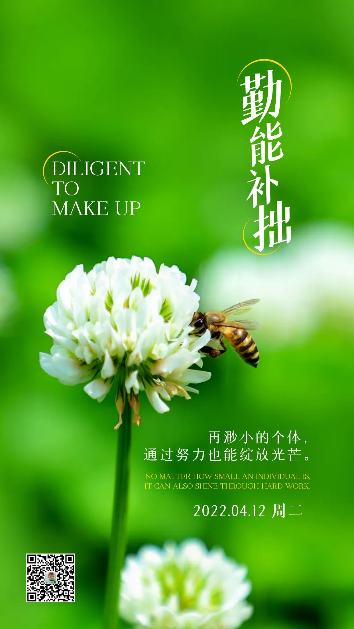 朋友圈早安图片成功语录，认真的你，一定能贏得想要的生活