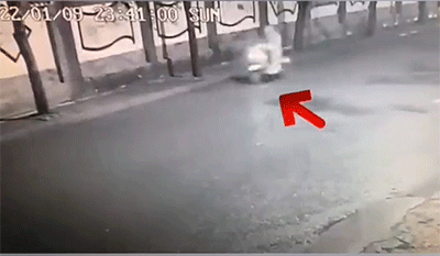 GIF：柳州的11场车祸！！