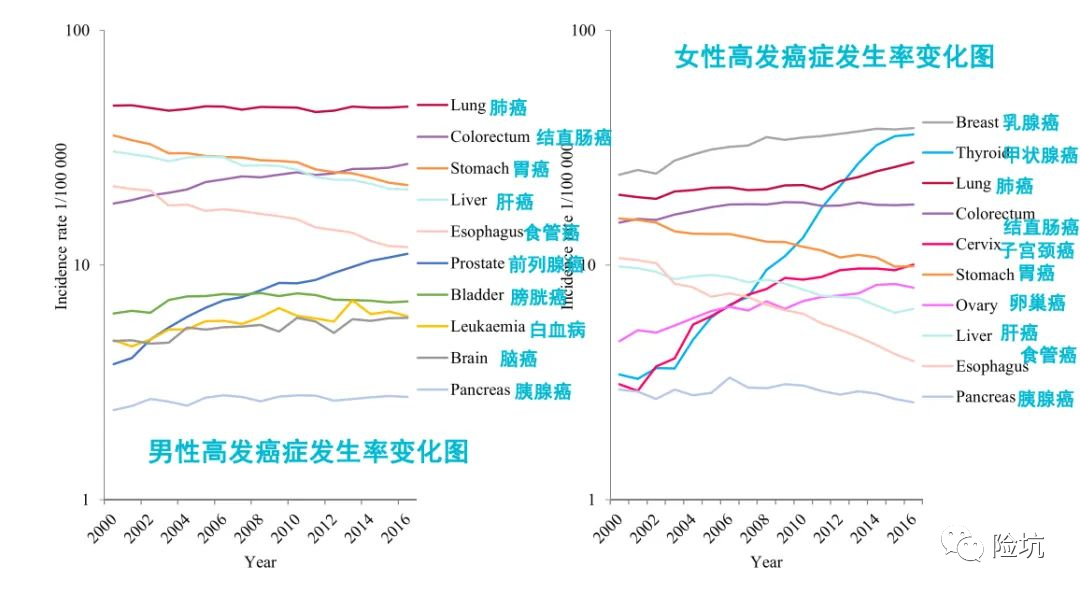 最新丨全国癌症统计数据出炉，这5种癌发病率升高