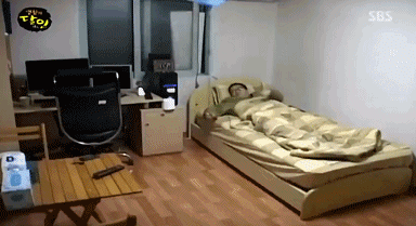 好看好笑的GIF：懒惰使人进步！